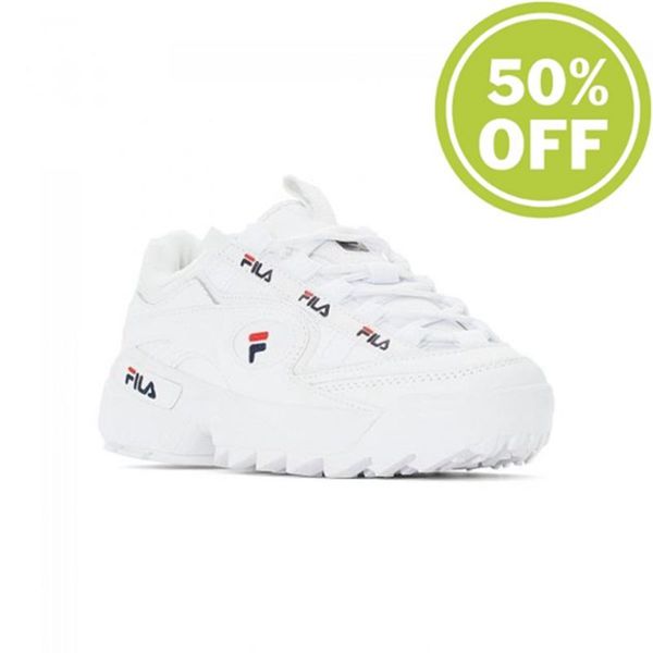 Fila D Formation Wmn Women's Sneakers - White/Navy/Red,NZ 853-76183